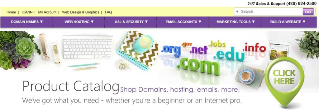 Domain Name Registrations Register your domain and receive free extras.