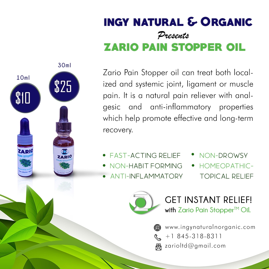 ingrid organic pain oil